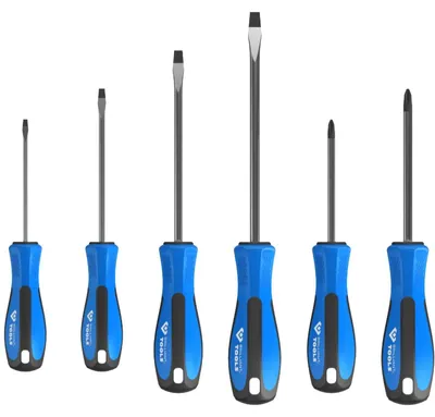 Image de BRILLIANT TOOLS Jeu de tournevis 6 pièces Fente PH Phillips - BT031000
