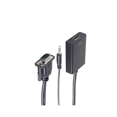 Produktbild von shiverpeaks BS10-01006, 0,15 m, VGA (D-Sub) + 3.5mm, HDMI Typ A (Standard), Männlich, Weiblich, Gerade
