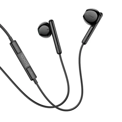 Image de HOCO Casque filaire 3,5 mm avec microphone M93 noir
