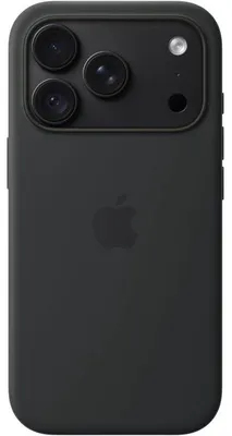 Productafbeelding van Siliconen hoesje voor iPhone 18 Pro met MagSafe, merk APPLE, kleur zwart