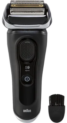 Produktbild von Braun Series 9 9352cc Sport, Folienschaber, Schwarz, Grau, Active Quattro Head, Tasten, Akku, Lithium-Ion (Li-Ion)