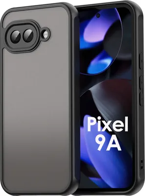 Produktbild von Handyhülle für Google Pixel 9A Matt Stoßfest Schutzhülle Back cover in Schwarz