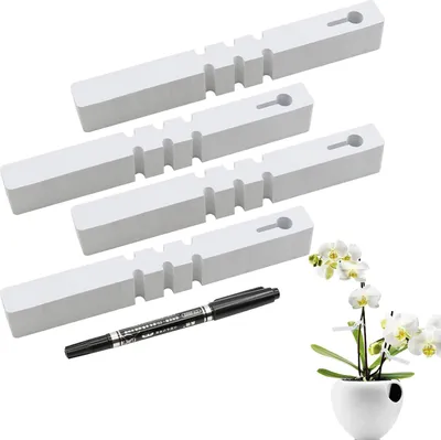 Produktbild von 400 Stück Garten Pflanzenschilder, Plastik pflanzenetiketten Schlaufenetiketten Pflanzschilder Wetterfest Einstellbar Pflanzenstecker, Namensmarker Tags für Bäume und Pflanzen im Freien (Weiß)