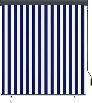 Obrázek produktu pro venkovní roleta vidaXL 140x250 cm modrá a bílá