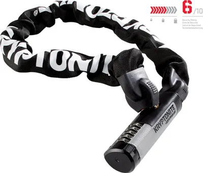 Produktbild von Kryptonite 003267, Kettenschloss, Schwarz, Weiß, 900 mm, 2,653 g
