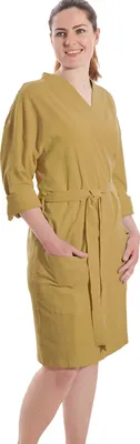 Produktbild von Kimono Bademantel - Senfgelb OneSize