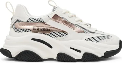 Zdjęcie produktu dla Steve Madden Possession-E Biały/Złoty Czarny - Trampki - SM19000033-WGB