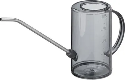 Produktbild von Famanu Gießkanne 1 Liter Kunststoff mit langer Tülle - grau