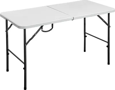 Image de Table de restauration pliante 120 cm blanc