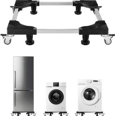 Obrázok produktu pre Podstavec pod práčku Mobilná základňa 500 kg Nábytkový vozík 91x91x11cm
