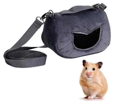 Produktbild von Hamstertrage, Haustiertragetasche, Ausgehtasche in DREI Größen für kleine Haustiere wie Meerschweinchen (Mittel)