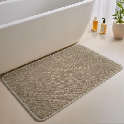 Obrázok produktu pre Omgoods – Absorčujúca podložka pod sprchu, 43 x 80 cm, rýchlo schnúca