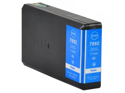 Image de Cartouche d'imprimanteT7892 cyan pour Epson WorkForce Pro WF-5100 5110 5190 5600 5620 5690