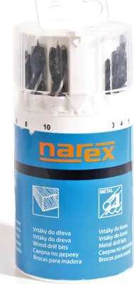 Produktbild von NAREX Bohrer Set 18 tlg. Holzbohrer Metallbo…