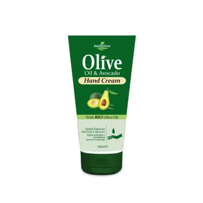 Produktbild von Herbolive Handcreme mit Olivenöl und Avocado 150ml