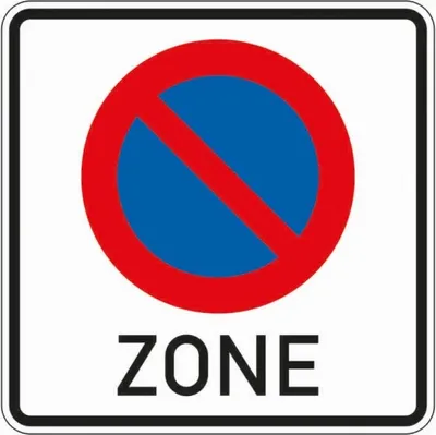 Produktbild von Dreifke® Schild I Verkehrszeichen Beginn eingeschränktes Halteverbot, Nr.290....