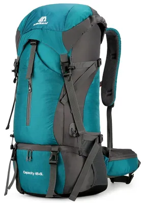 Produktbild von Wandelrucksack 70L mit Regenhülle, große Trekkingrucksack, wasserdicht, für Camping