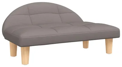 Image de vidaXL Lit pour chien Taupe 70x52x30 cm Tissu