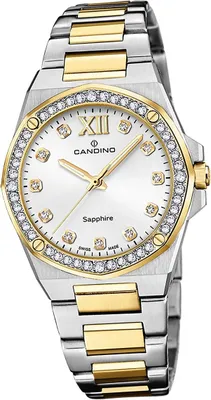 Produktbild von Candino Edelstahl Damen Uhr Analog Elegant Armbanduhr silber gold Elegance D2UC4752/1