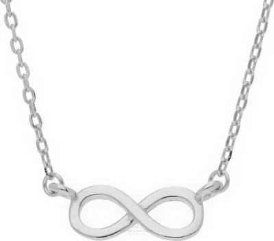 Produktbild von JuwelmaLux Halskette Sterling Silber 925 mit Infinity JL16-05-0123