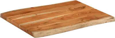 Produktbild von vidaXL Tischplatte 90x60x2,5 cm Rechteckig Massivholz Akazie Baumkante