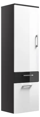 Produktbild von Hochschrank anthrazit-weiß