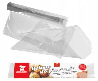 Produktbild von Kuchcik Backofenbeutel mit Clips 2m Hitzebeständig Transparent
