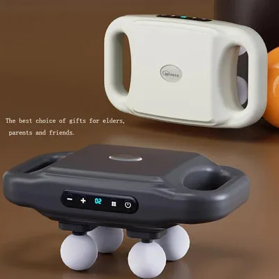 Produktbild von Massagepistole 4 Köpfe, 20 Geschwindigkeitsstufen, USB wiederaufladbar, Hochfrequenz