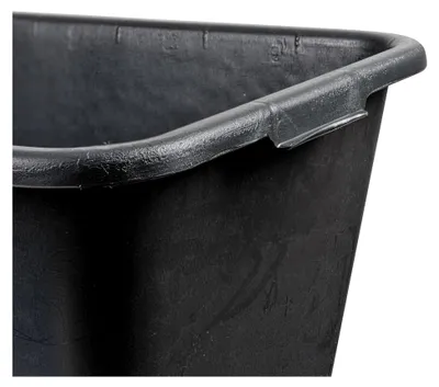 Produktbild von 5 Stück Mörtelwannen 65 Liter rechteckig, schwarz
