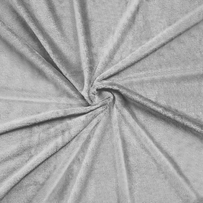 Produktbild von Teesa Fleece-Decke 200 x 220 cm Grau