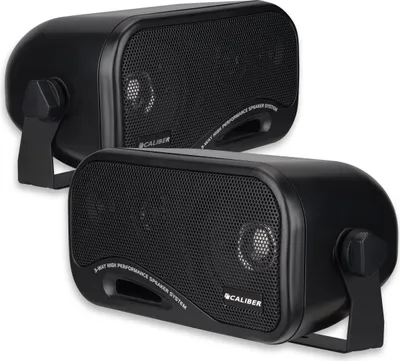 Produktbild von 3-pásmové reproduktory do auta Caliber - Na povrchovú montáž do osobných alebo nákladných automobilov - 120 W/90 dB - Sada 2 ks vrátane montážnej sady (CSB2)