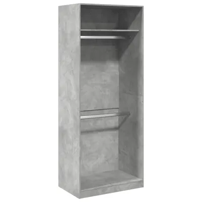 Obrázok produktu pre vidaXL Šatníková skriňa betónová sivá 80x50x200 cm materiál na báze dreva