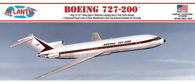 Obrázok produktu pre Plastikový model lietadla Boeing 727-200 - mierka 1:96 - prototyp s nálepkami