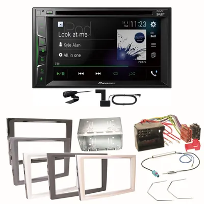 Produktbild von Pioneer AVH-A3200DAB Bluetooth Einbauset für Opel Astra H Corsa D Zafira B Antara