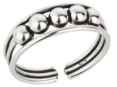 Produktbild von Zehenring Zehring schicke Kugeln 925 Silber