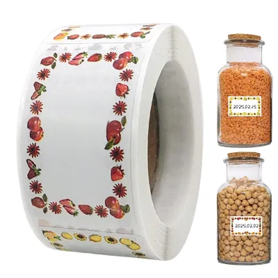 Obrázok produktu pre Samolepiace etikety na potraviny pre kuchyňu a skladovanie