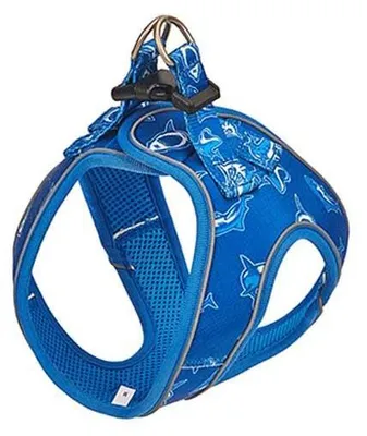 Image de Harnais FREEDOG Blue Shark, taille T-S, 35-40 cm