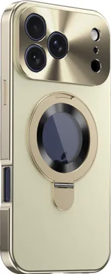 Immagine prodotto di Custodia in metallo per Apple iPhone 17 Pro con MagSafe Privacy Glass Full Cover Oro