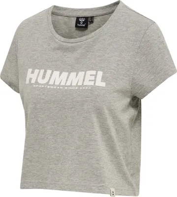 Produktbild von hummel hmlLEGACY Cropped T-Shirt Damen grey melange M