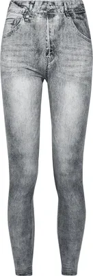Produktbild von RED by EMP Damen graue Leggings in Jeans Optik M