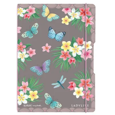 Produktbild von Herlitz my.book flex, Abbildung, Mehrfarbig, A4, 80 Blätter, 80 g/m², Gepunktetes/gestricheltes-Papier