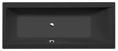 Produktbild von Polysan CLEO Rechteckwanne 170x70x48cm, schwarz matt