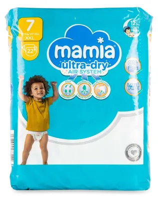 Produktbild von Windeln Größe 7 XXL, Ultra Dry Air System, 22 Stück, für größere Kinder