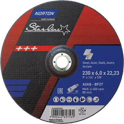 Image de Disque à ébarber Starline Norton Ø 230x22,23 mm