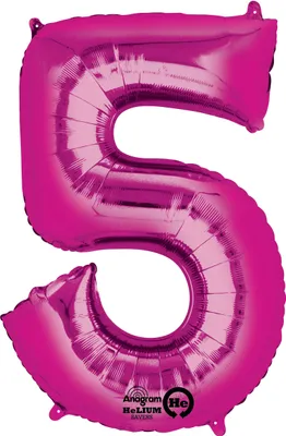 Produktbild von amscan® 9907285 Folienballon XXL 5 - rosa