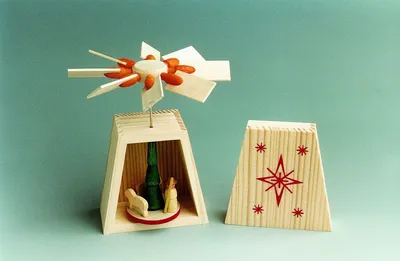 Produktbild von Holzspielzeug Bastelwärmespiel LxBxH 3x6x10 cm NEU