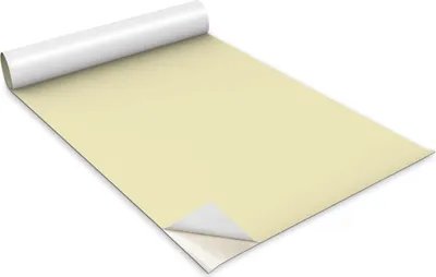 Obrázek produktu pro Samolepicí fólie na nábytek - dekorační fólie - stolní nábytek - lze stříhat na míru - barva světle žlutá - 100 x 50 cm