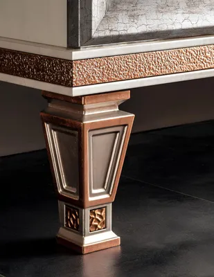 Image de Commode avec miroir Meubles en bois Buffet Meubles de luxe 2pcs Garniture arredoclassic