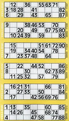 Productafbeelding van 12000 Bingo Tickets 12 Spelrondes - Complete Set Vliegers