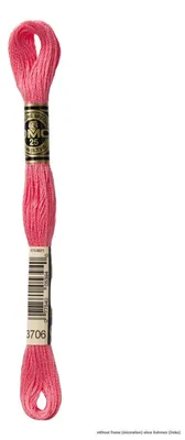 Immagine prodotto di Filo da ricamo DMC Mouline Special 117MC - 3706, composto da 6 capi, lunghezza 8 metri